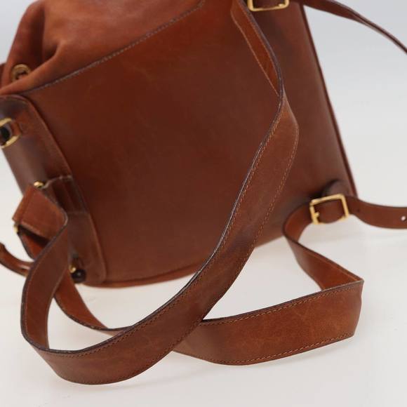 GUCCI Bamboo Backpack Leather Brown 003 2058 0016 Auth 76808 - Picture 8 of 16